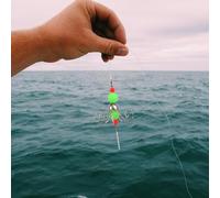 Gancho luminoso de cuerda de pulpo de acero de alto carbono para pesca, gancho de cuerda de púas para aparejos de pesca