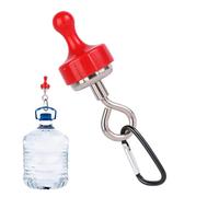 Gancho magnético de alta resistencia | Fuerte gancho de carga con mosquetón, farol de camping, para cruceros, autocaravanas, viajes, cocina, baño, exterior, barbacoa, puertas, frigorífico, techo
