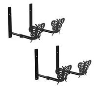 Gancho modular ajustable para soporte de plantas de balcón, acero al carbono resistente para una fácil instalación, soporte moderno