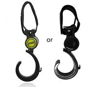 Gancho multifuncional con correa para cestas, accesorios de agarre, gancho para cochecito para cambiar pañales, bolsas de ropa