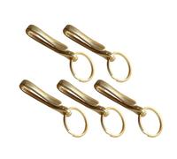 Gancho multiusos de latón macizo para hombres y mujeres con grillete reforzado y cinturón accesorio llavero con grillete