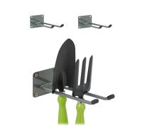 Gancho organizador de herramientas Colgador escobas Soporte rastrillos Set de 3