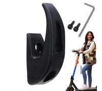 Gancho para accesorios de scooter, soporte de carga fuerte de 10 g, clip de almacenamiento plegable, organizador de transporte ligero, práctico gancho para patinete eléctrico, cochecito, mochila