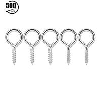 Gancho para alfileres, chapado en níquel, hierro plateado, 500 piezas, accesorios para hacer colgantes de joyería DIY para joyería con cuentas y decoraciones de muebles (2#)