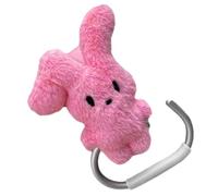 Gancho para bolsa de cochecito, colgador multifunción para cochecito, organizador de bolsa de cochecito de aleación de aluminio con diseño de conejo de dibujos animados, accesorio para scooter y silla