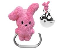 Gancho para bolsa de cochecito, colgador multifunción para cochecito, soporte para bolsa de equipaje de motocicleta, organizador de bolsa de cochecito de conejo de dibujos animados para silla de