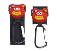 Gancho para bolsa de cochecito, resistente, con cierre de correa, gancho | Correas multiusos con cierre en D para cochecito, accesorios para cochecito, asiento de coche, carrito de compras