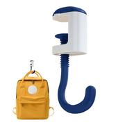 Gancho Para Bolso Para Mesa - 15*4,5*1 Cm Suministros Escolares Resistentes Con Abrazadera | Gancho De Escritorio Ajustable | Ganchos De Escritorio De Regreso A La Escuela Para Oficinas, Escuelas,