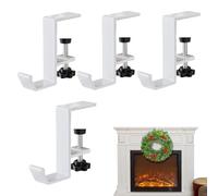 Gancho para calcetín y guirnalda de | Ganchos para guirnalda de estante - Ganchos sin agujeros para mesas, ventanas, cocina, salón, dormitorio, capa decoración invernal festivos