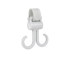 Gancho para cochecito de bebé, bolsa de coche para colgar, bolsas de pañales, multiuso para compras de alimentos, clips duraderos para colgar