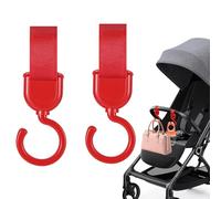 Gancho para cochecito de bebé,Clips para cochecito - Organizador Mamá Gancho Cochecito Clip Accesorios - Ganchos para bolsas de mamá, multiusos, elegantes y prácticos, se adaptan a vehículos eléctrico
