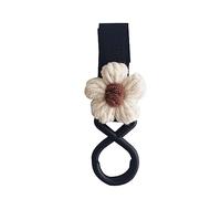 Gancho para cochecito de bebé, colgante de flores, organizador de carrito de bebé, bolsa de almacenamiento, estante colgante, suministros para bebés, accesorios, colgador de cochecito, encanto de