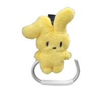 Gancho para colgar cochecito, colgador multifunción para cochecito, organizador de bolsas de cochecito de aleación de aluminio con diseño de conejo de dibujos animados, accesorio para scooter y silla