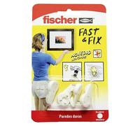 Gancho para colgar cuadros Fast & Fix con 3 puntas (Blanco)