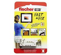 Gancho para colgar cuadros rectos Fast & Fix (Blanco)