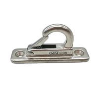 Gancho para correa de cachorro, accesorio de correa de bucle cerrado, placa de anclaje de metal inoxidable, accesorios de amarre de seguridad fijos, soporte fijo de acero de alta resistencia, colgador