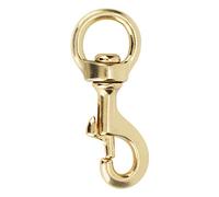 Gancho para Correa de Perro, Ganchos Giratorios para Correa de Perro, Ganchos de Presión Resistentes, Clips Multiusos para Correas de Perro, Llavero, Gancho Giratorio de Latón