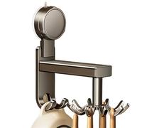 Gancho para estante inferior, gancho con, gancho giratorio de 360 grados, soporte multifuncional para vajilla | para organizar el hogar, cocina, baño, entrada, apartamento, restaurante, i