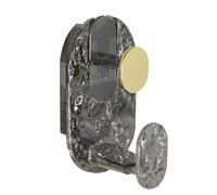 Gancho para lavabo - 8,5 cm gancho toalla amplia aplicación | Gancho de almacenamiento portátil para PC sin perforaciones con facilidad para colgar ganchos de lavabo para la pared, baño, inodoro