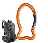 Gancho para llavero, mosquetón, llavero, bonito llavero de metal, clips en forma de espiga, accesorios de camping, hebillas, mosquetón de mantenimiento para tirón