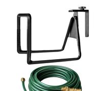 Gancho para manguera de jardín, colgador de manguera de jardín, colgador de metal para colgar en la pared, ahorro de espacio, para jardín, garaje, sótano, cobertizo, herramientas, organización de casa