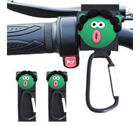 Gancho para manillar, clips y ganchos para cochecito,2 ganchos multiusos en forma de D - Cerradura de correa resistente, accesorios prácticos para correas de cochecito para carritos de compras para si