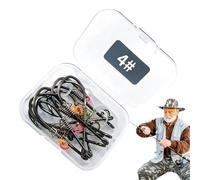 Gancho para pesca de camarones , anzuelos de agua salada | Anzuelos de metal para bajo - Herramienta de captura de peces resistente al desgaste - Equipo de viaje al aire libre para mero,