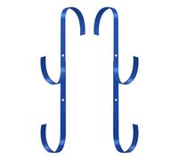 Gancho para Piscina,Organizador de Almacenaje Metálico Ahorraespacio | 2 Ganchos para Pértiga Skimmer Piscina,Accesorios: Rastrillo, Cepillo, Red, Manguera de Aspiradora, Jardín Exterior, Pared, Baran