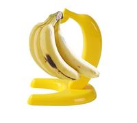Gancho para plátanos creativo, resistente, apto para alimentos, reduce el | Soporte para plátanos de encimera para cocina y hogar, estante de frutas para encimera, organizador de cocina