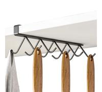 Gancho Para Portavasos | Perchero Del Gabinete Con 10 Ganchos | Gancho Para Exhibición Colgante De Almacenamiento Del Estante Compatible Con Estantes De Menos De 0,87 Pulgadas | Para Alm