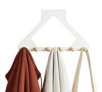 Gancho para puerta | Ahorro de Espacio Resistente Sin Taladros | Perchero colgante con 12 ganchos - para toallas, bufandas, apartamento, baño, dormitorio, salón, cocina, lavandería,