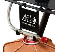 Gancho para recipiente de camping, gancho para recipiente de gas para estufa al aire libre, colgador de tanque de gas de camping, soporte portátil ligero para recipiente de gas, fijación segura para