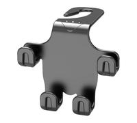 Gancho para reposacabezas de asiento de coche, organizador de almacenamiento 4 en 1 fácil de instalar, gancho de asiento trasero, para de asiento trasero, bolso, abrigo, paraguas, teléfono