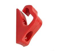Gancho para scooter eléctrico, para Xiaomi Pro, colgador de tubo de cabeza de nailon resistente, para bolsas de compras, fácil de instalar con tornillos y destornillador, negro/rojo (negro 1 unidad)
