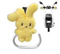 Gancho para scooter, ganchos fuertes para cochecito, diseño de conejo de dibujos animados, aleación de aluminio, soporte para bolsa de equipaje de motocicleta, organizador de bolsas de compras para