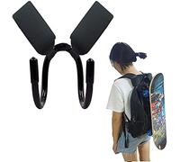 Gancho para tabla, monopatín profesional y soporte para monopatín eléctrico, universal, compatible con cualquier mochila de doble correa para el hombro, correas ajustables y gancho ajustable