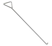 Gancho para Tapa de Alcantarilla Gancho Casero de la Puerta de la Persiana Enrollable, Levantador de Tapa de Boca Resistente a la Oxidación, Gancho de Alcantarilla de Acero Inoxidable(H: 80 cm(31 1/2"