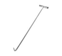 Gancho para Tapas de alcantarilla, Herramienta de Acero Inoxidable de 10 mm para Levantar Tapas de alcantarilla, resortes de trampolín y Ganchos para Carne. Herramienta Duradera (Estilo 2, 0