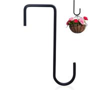 Gancho para valla, soporte de acero grueso y resistente, para colgar plantas al aire libre, para guirnaldas de luces, guirnalda, farol, de pájaros, equipo de piscina, interior y exterior