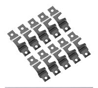 Gancho plateado para marco de fotos, 48 x 11 mm, para fotos, pinturas, espejos, capacidad de carga de 20 kg, paquete de 10/50 unidades (10 unidades)