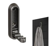 Gancho plegable genérico Soporte de pared, ganchos plegables,Percha de tela | Soporte de auriculares plegable de aleación de zinc