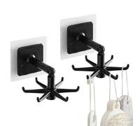 Gancho plegable giratorio 360 - Estante organizador de de cocina de 6 garra