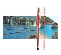 Gancho reflectante retráctil de seguridad para piscina, herramienta de rescate ajustable de 14.8 pies para seguridad en el agua, respuesta de emergencia, ideal para actividades de seguridad junto a la