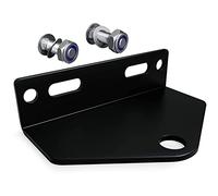 Gancho Remolque Universal para cortacéspedes de 12,7 cm de Acero de Alta Resistencia - Incluye los Accesorios de instalación (Negro)