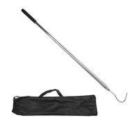 Gancho robótico de acero inoxidable para limpiar piscinas, poste de recuperación telescópico de 183 cm con secciones extraíbles para cesta de skimmer y aspiradora