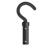 Gancho robótico para limpiar piscinas, colgador para aspiradora robot de piscina, adaptador de poste ABS + PC para postes telescópicos estándar, color negro