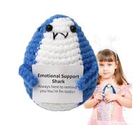 Gancho Soporte Emocional Positivo, Soporte Emocional de Ganchillo, Decoración para | Bonito punto Hecho a Mano con Tarjeta , de Lana para Estilo