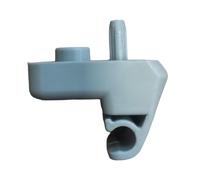 Gancho soporte fijación aleta parasol compatible con Lancia Musa, Pantina original derecha izquierda gris 1 unidad