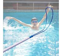 Gancho telescópico de rescate para piscina, 250 kg, poste de seguridad de aluminio resistente para salvar vidas de emergencia, para piscinas, parques acuáticos, playas