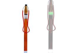 Gancho telescópico de rescate para piscina con poste de fibra de vidrio para seguridad de agua de emergencia y equipo de salvamento para víctimas de ahogamiento en piscinas y rescate acuático